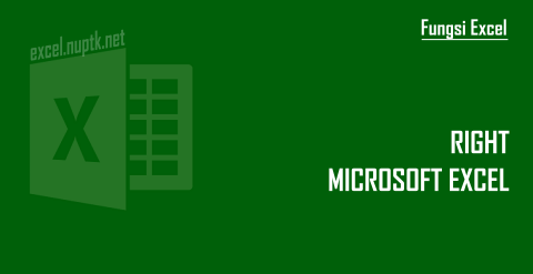 Fungsi Excel RIGHT