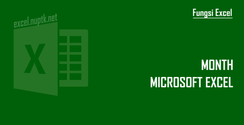 Fungsi Excel MONTH