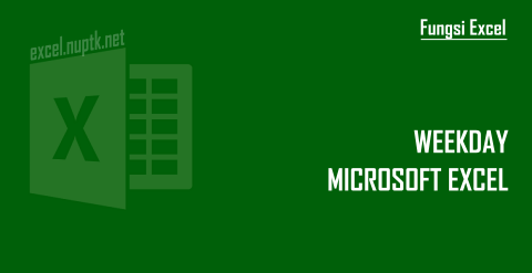 Fungsi Excel WEEKDAY